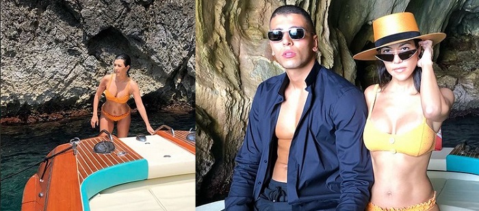 Kourtney Kardashian in Younes uživata na otoku Capri