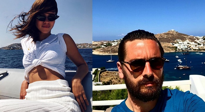 Scott Disick in Sofia Richie v Grčiji